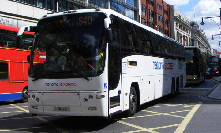 Trathens National Express Volvo B12BT Plaxton Panther LSK835